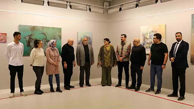 Ressam Cenk Mısırlıoğlu, SANKO Sanat Galerisi'nde sergi açtı