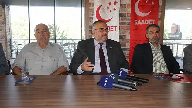 Saadet Partisi Hatay Milletvekili Çalışkan Siirt'te