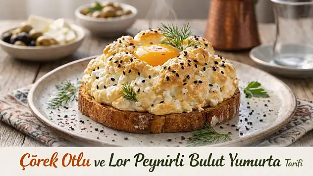 Sahur sofralarının yeni favorisi: çörek otlu ve lor peynirli bulut yumurta