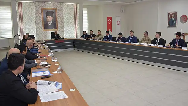 Seçim Güvenliği Toplantısı, Vali Dr. Kemal Kızılkaya Başkanlığında Yapıldı