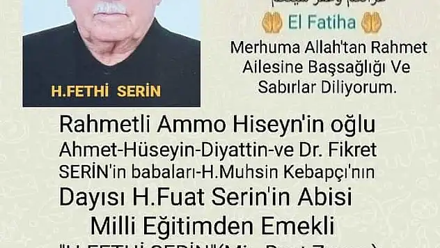 Serin Ailesinin Acı Günü
