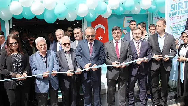 Siirt 5. Kitap Fuarının Açılışı Yapıldı