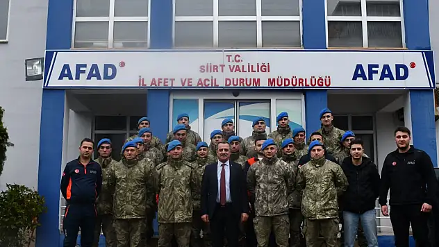 Siirt AFAD'dan Komandolara Enkazda Arama Kurtarma Eğitimi