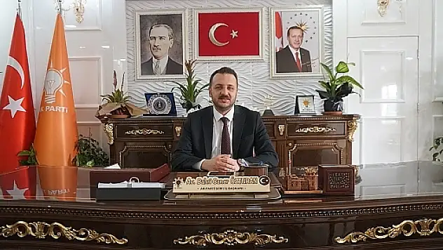 Siirt AK Parti İl Başkanı Özturan'dan Yeni Yıl Mesajı