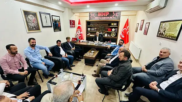 Siirt AK Parti'den MHP'ye Hayırlı Olsun Ziyareti