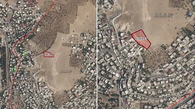 Siirt Aşıklar Tepesinde 2 Arsa İcrayla 7 Milyon TL'lik Fiyat Üzerinden Satışa Çıktı