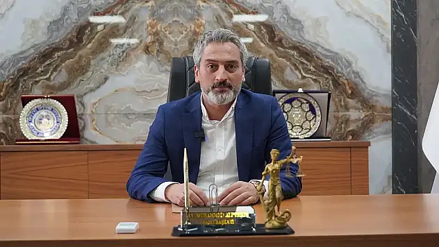 Siirt Baro Başkanı Alptekin'den Çağrı: 'Geleceğimiz İçin Ortak Sorumluluk Almalıyız'