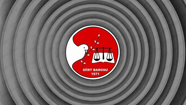 SİİRT BAROSU VE 29 BARODAN ORTAK AÇIKLAMA: MESLEKTAŞLARIMIZLA İLGİLİ SÜRECİN TAKİPÇİSİYİZ