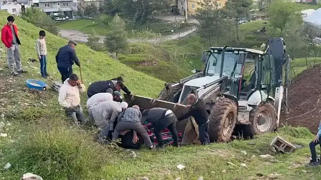 Siirt Baykan'da Çamura Saplanan Büyükbaş Hayvan Kurtarıldı