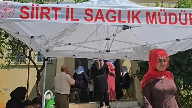 Siirt Baykan'da Ücretsiz Kanser Taramaları Sürüyor