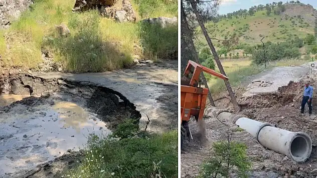 Siirt Baykan'da Yeni Yürüyüş Yolunda Toprak Kayması Oluştu