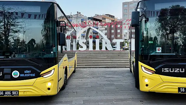Siirt Belediyesi açıkladı: 1,5 ayda 690 bin yolcu toplu taşımayı tercih etti