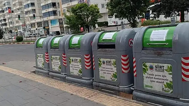 Siirt Belediyesi Çöp Konteynerlerini Yeniliyor