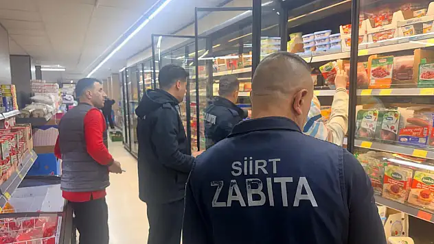 Siirt Belediyesi'nden bayram öncesi sıkı denetim