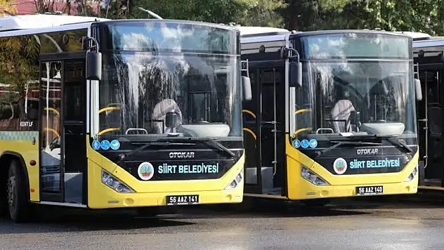 Siirt Belediyesi'nden EKPSS adaylarına ücretsiz ulaşım desteği