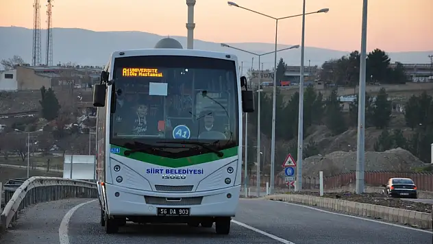 Siirt Belediyesi'nden LGS günü ücretsiz ulaşım kararı
