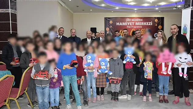 SİİRT BELEDİYESİ YETİM ÇOCUKLARI İFTARDA AĞIRLADI