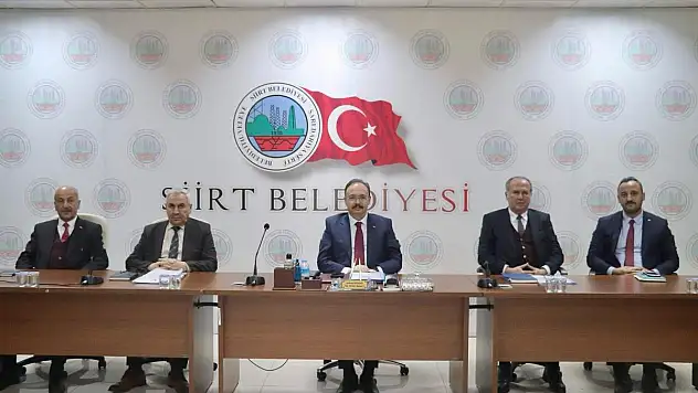 Siirt Belediyesi'nde Haftalık Değerlendirme Toplantısı