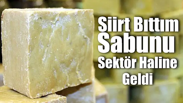 SİİRT BITTIM SABUNU SEKTÖR HALİNE GELDİ