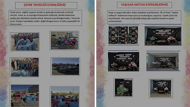 Siirt Bölüktepe İlkokulu'nun Hazırladığı Dergi Yayında