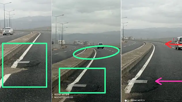 Siirt Çevre Yolu'nda bulunan tümsekler tehlike oluşturuyor