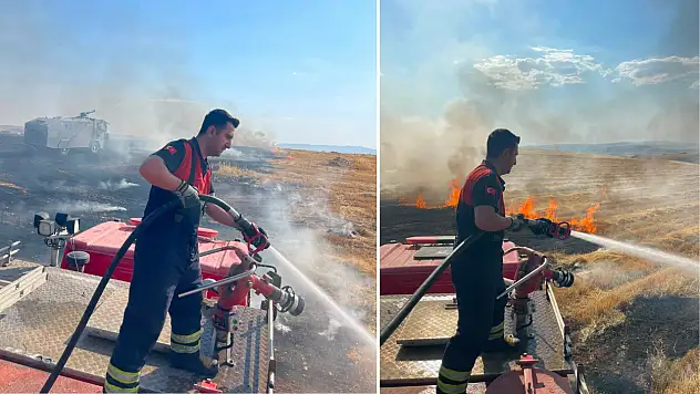 Siirt Çevre Yolu'nda Büyük Anız Yangını: Ekiplerin Müdahalesi Sürüyor
