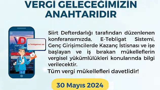 Siirt Defterdarlığı, Bilgilendirme Çalışmalarını Sürdürüyor