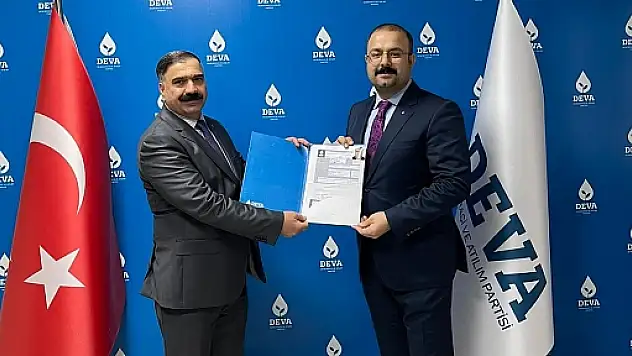 Siirt DEVA Partisi'ne İlk Başvuru Şirvan İlçemizden Geldi