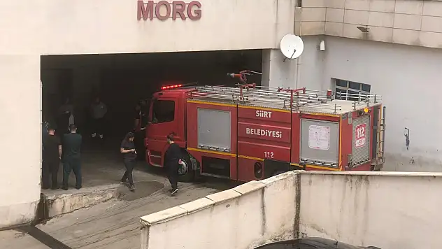 Siirt Eğitim ve Araştırma Hastanesi'nde Yangın