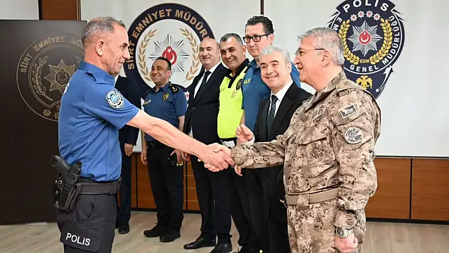 Siirt Emniyet Müdürlüğü'nde Bayramlaşma