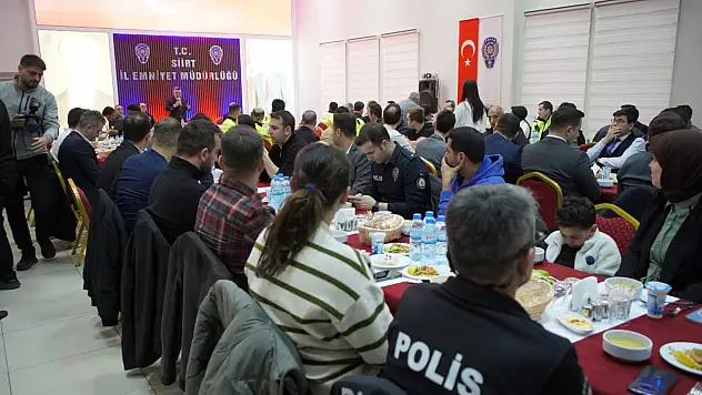 Siirt Emniyet Teşkilatı iftar programında buluştu