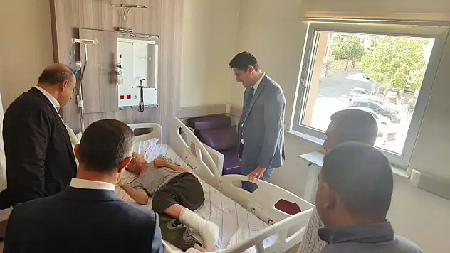 Siirt, Eruh Kaymakamı İbrahim Engin Şenay'dan Hastane Ziyareti