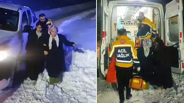 Siirt Eruh'ta Doğum Sancıları Başlayan Kadın İçin Ekipler Seferber Oldu