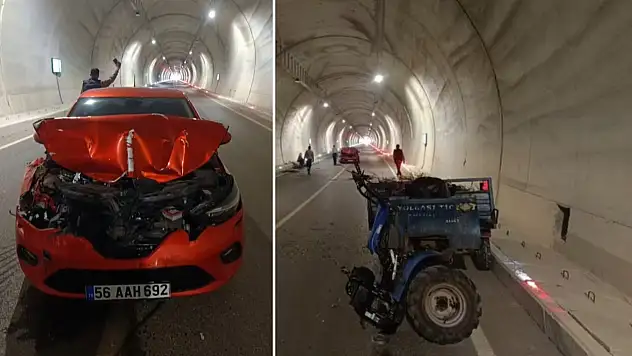 Siirt Eruh'ta Tünelde Trafik Kazası: Patpat Sürücüsü Yaralandı