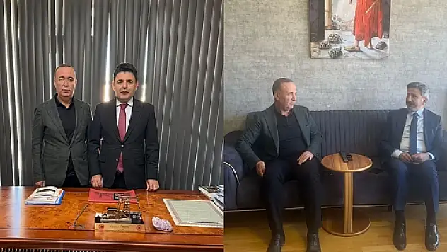 Siirt Eski Milletvekili Osman Ören'e Bakan Yardımcılarından Taziye Ziyareti