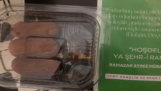 Siirt Gençlik ve Spor İl Müdürlüğü'nden Vatandaşlara Ramazan İkramı