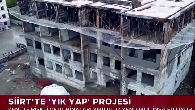 Siirt Genelinde 37 Okul Yapıldı, 80 Okul Onarıldı