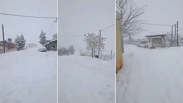 Siirt Gökçebağ'da kar ulaşımı durma noktasına getirdi: Yollar kapandı