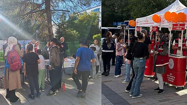 Siirt Güres Caddesi'nde Kadına Yönelik Şiddetle Mücadele Buluşması