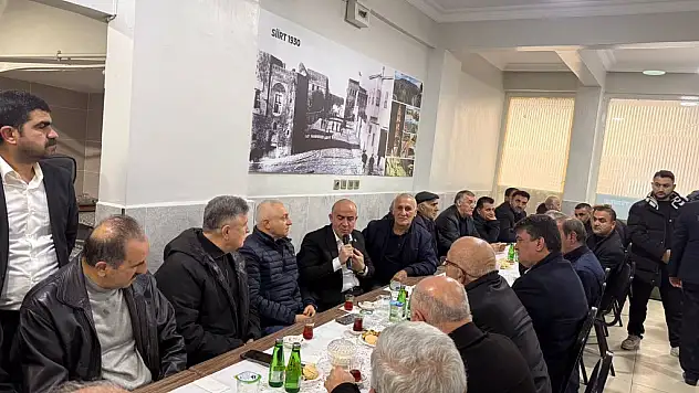 Siirt Halk Derneğinden Dayanışma Toplantısı