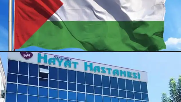 Siirt Hayat Hastanesi, Gazze'deki Hastane Saldırısını Kınadı
