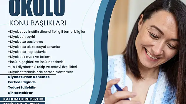 Siirt Hayat Hastanesi İlimizdeki Diyabet Hastalarına Seminer Verecek