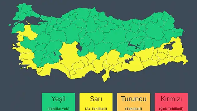 Siirt için bir uyarı da İçişleri Bakanlığı'ndan: Sel ve su baskını tehlikesine karşı dikkatli olun