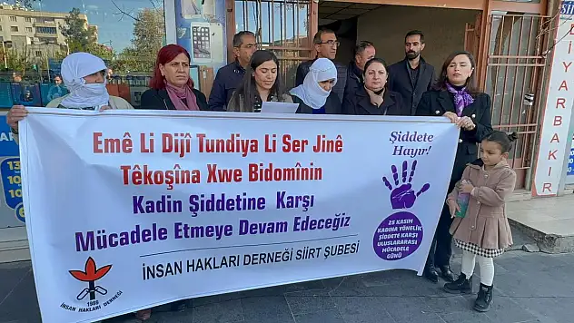 Siirt İHD Merkezi Kadın Komisyonu: Kadına Yönelik Şiddet Politiktir