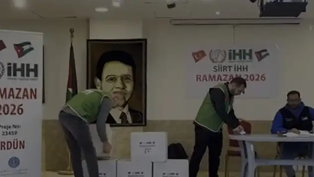 Siirt İHH'dan Filistinli muhacirlere gıda desteği