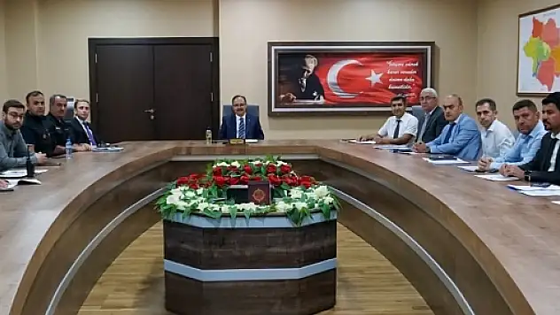 Siirt İl Afet Risk Azaltma Planı (İRAP) 1. Dönem Toplantısı Vali Kızılkaya Başkanlığında Yapıldı