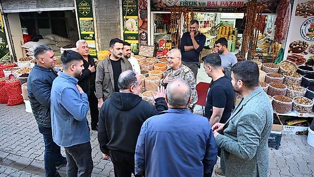 Siirt İl Emniyet Müdürü Mehmet Özdemir'den Esnaf Ziyareti
