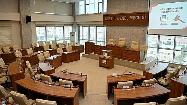 Siirt İl Genel Meclisi Sandık Başına Gidiyor: Yeni Başkan Seçilecek