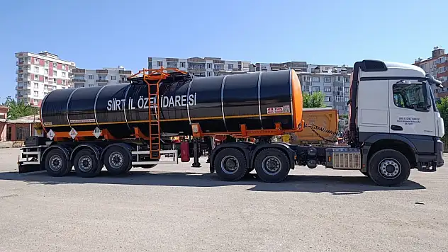 Siirt İl Özel İdaresi Araç Filosunu Yeni Yakıt Tankeriyle Güçlendirdi