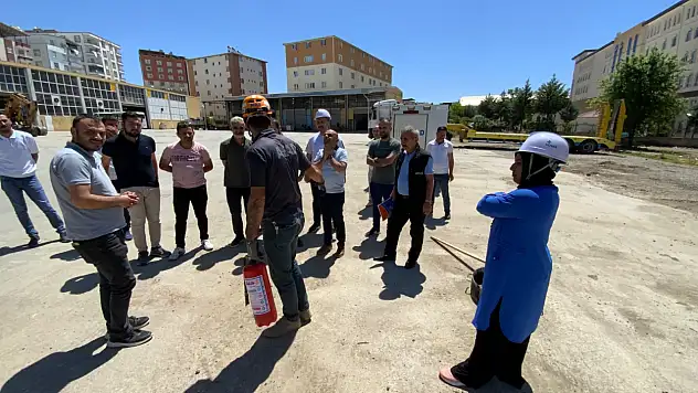 Siirt İl Özel İdaresi'nde Yangına Karşı Tatbikat